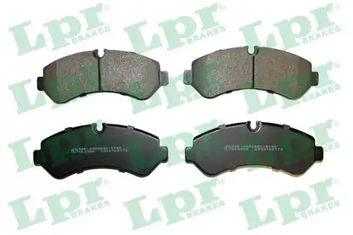 Колодки тормозные дисковые lpr LPR 05P2176