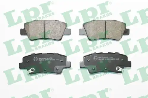 Колодки тормозные дисковые lpr LPR 05P2181