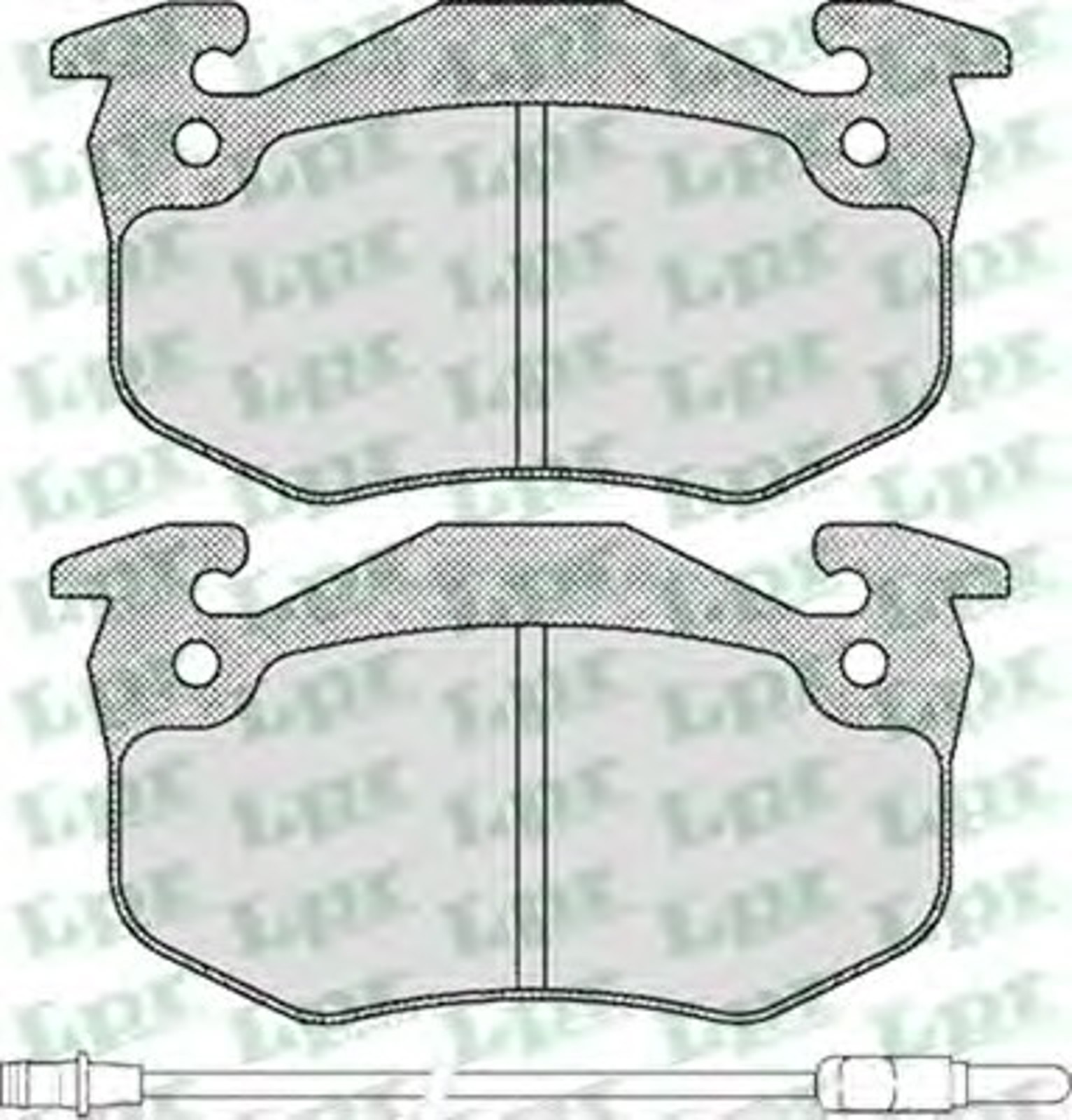 Колодки тормозные дисковые LPR 05P230