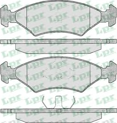 Тормозные колодки LPR 05P233