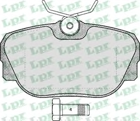Тормозные колодки LPR 05P319