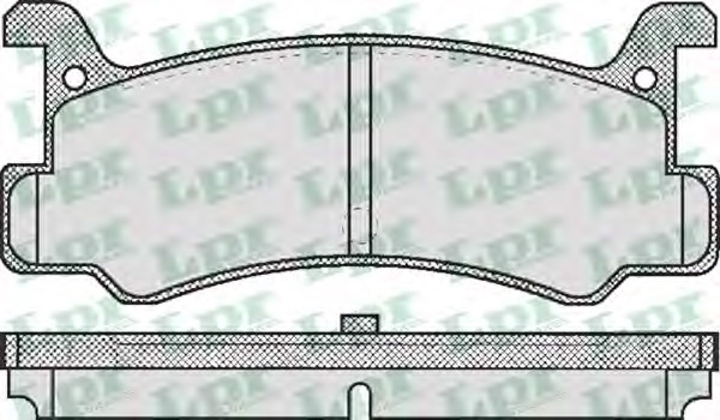 Тормозные колодки LPR 05P367