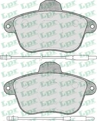 Тормозные колодки LPR 05P478