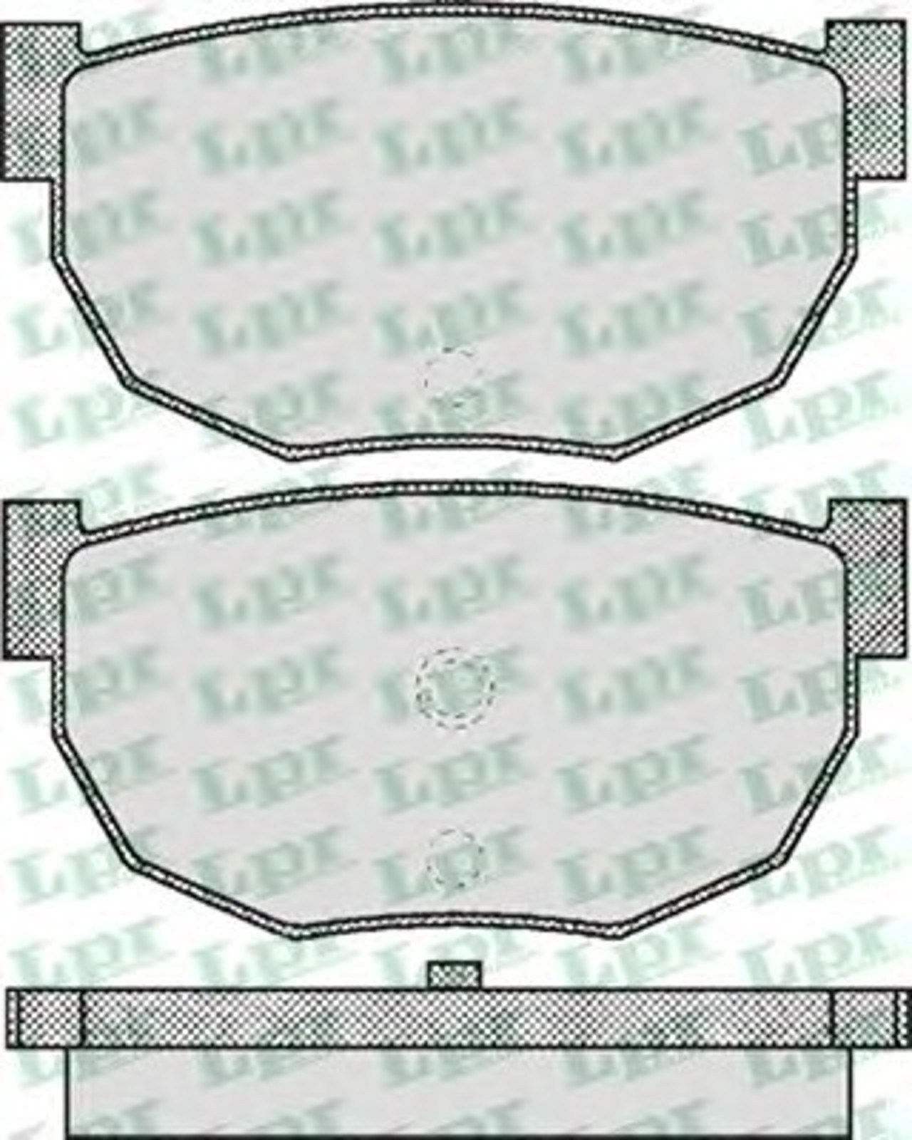 Колодки тормозные дисковые LPR 05P503