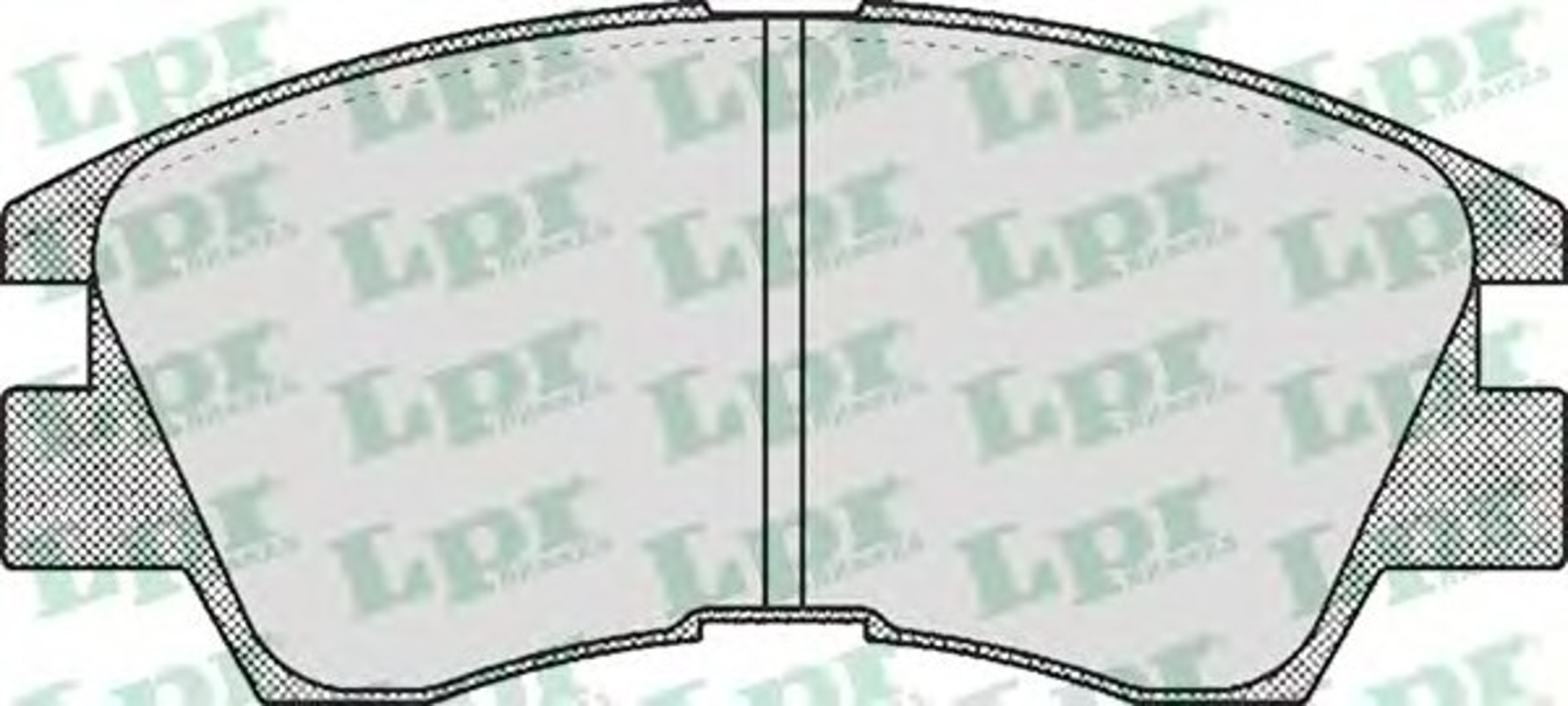 Колодки тормозные дисковые LPR 05P550