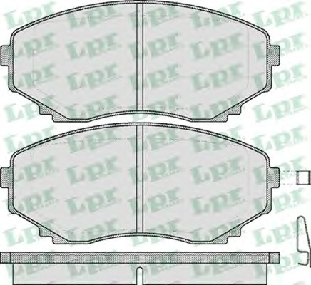 Тормозные колодки LPR 05P570