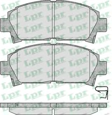 Тормозные колодки LPR 05P573