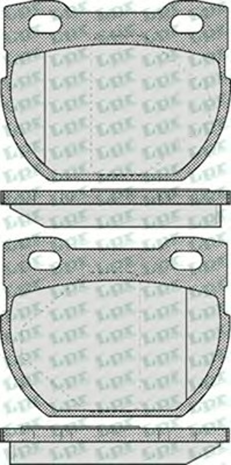 Колодки тормозные дисковые LPR 05P611