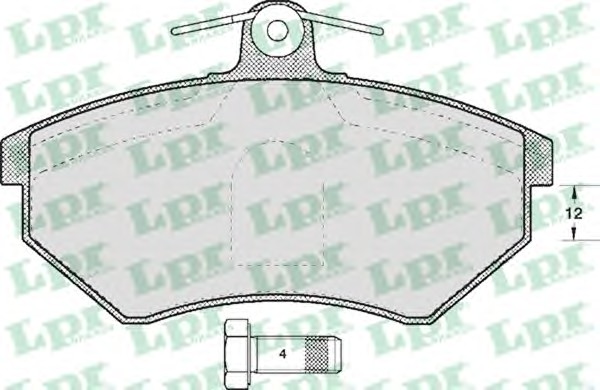Тормозные колодки LPR 05P613