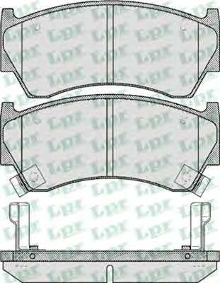 Тормозные колодки LPR 05P617