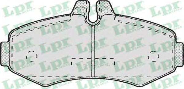 Тормозные колодки LPR 05P672