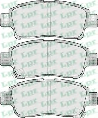Тормозные колодки LPR 05P700
