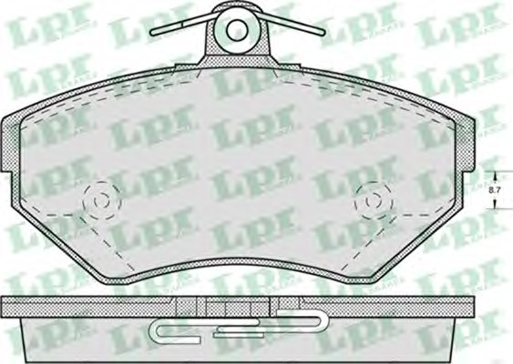 Тормозные колодки LPR 05P718