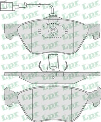 Тормозные колодки LPR 05P720