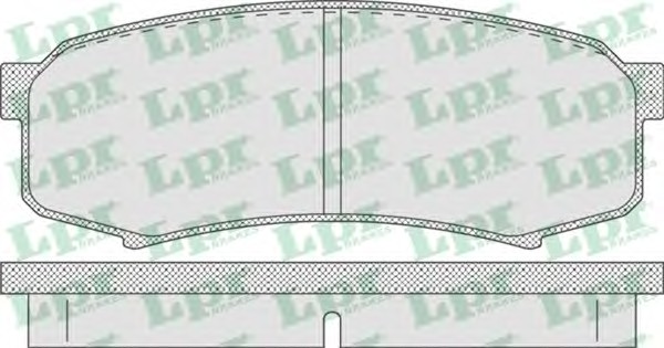Тормозные колодки LPR 05P749