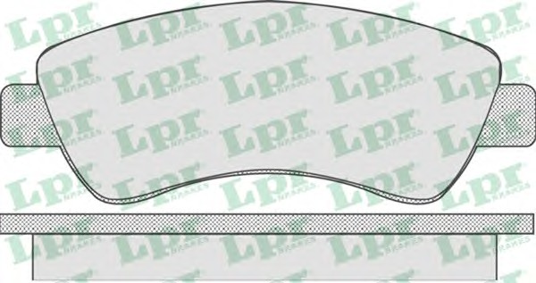 Тормозные колодки LPR 05P789