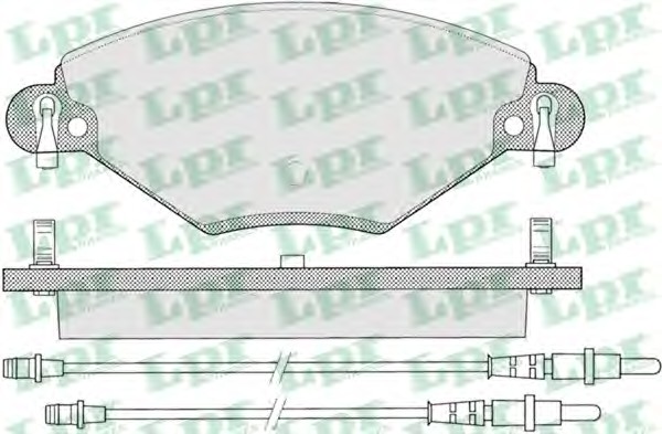 Тормозные колодки LPR 05P793
