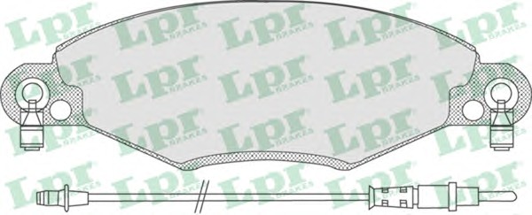 Тормозные колодки LPR 05P799