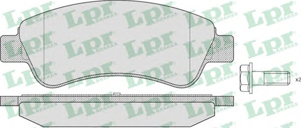 Тормозные колодки LPR 05P802