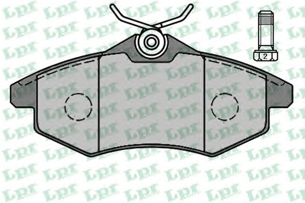 Тормозные колодки LPR 05P805