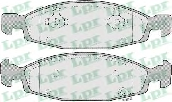 Тормозные колодки LPR 05P840