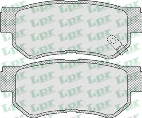 Тормозные колодки LPR 05P848