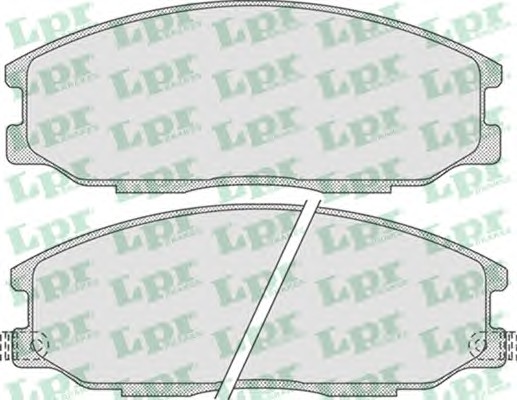 Тормозные колодки LPR 05P858