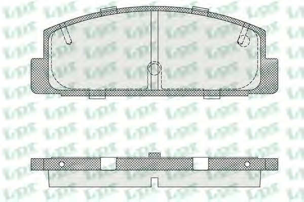 Тормозные колодки LPR 05P876