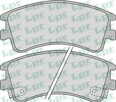 Тормозные колодки LPR 05P878