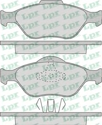 Тормозные колодки LPR 05P949