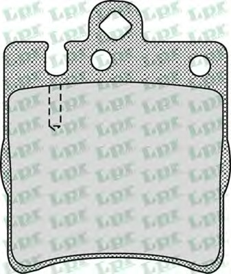Тормозные колодки LPR 05P957