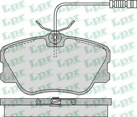 Тормозные колодки LPR 05P986