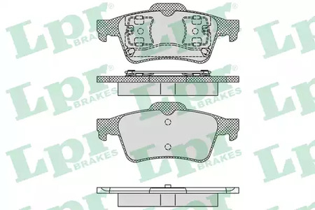 Колодки тормозные дисковые комплект LPR 05P1189