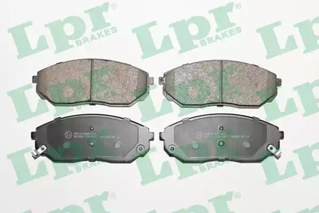 Колодки тормозные дисковые LPR 05P1207