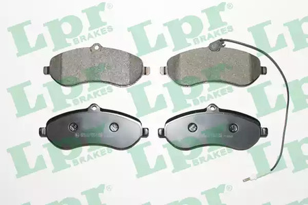 Колодки тормозные дисковые LPR 05P1348