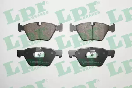 Колодки тормозные дисковые комплект LPR 05P1512