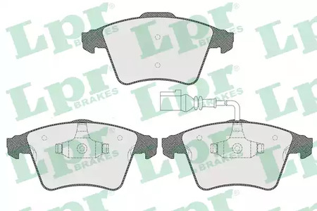 Колодки тормозные дисковые LPR 05P1536