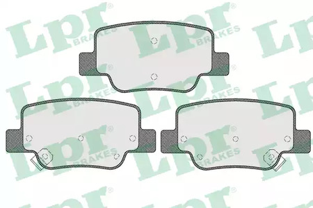 Колодки тормозные дисковые LPR 05P1576