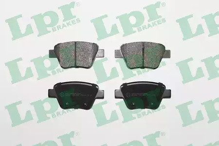 Колодки тормозные дисковые LPR 05P1608