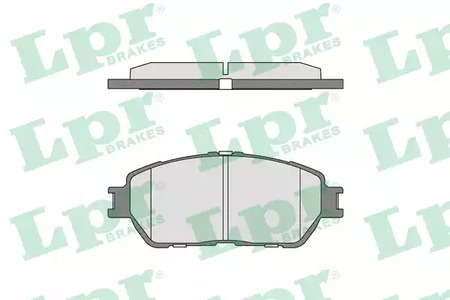 Колодки тормозные toyota camry (v30) 01-06 передн LPR 05P1792