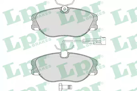Колодки тормозные дисковые LPR 05P286