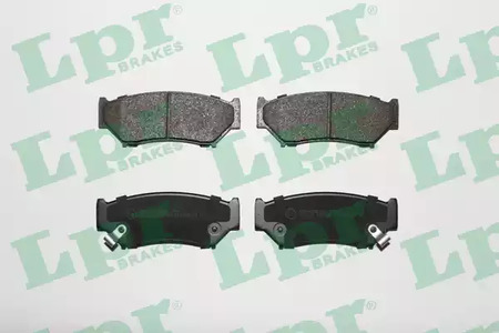 Колодки тормозные дисковые LPR 05P396