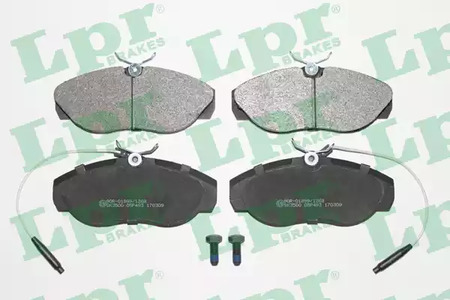 Колодки тормозные дисковые LPR 05P493
