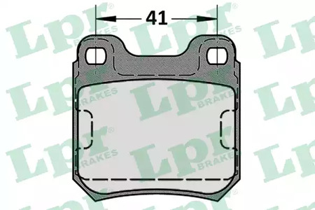 Колодки тормозные дисковые LPR 05P584