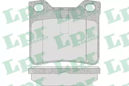 Колодки тормозные дисковые LPR 05P622