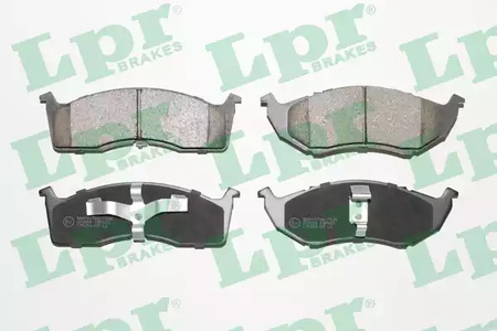 Колодки тормозные дисковые LPR 05P629