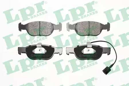 Колодки тормозные дисковые LPR 05P652