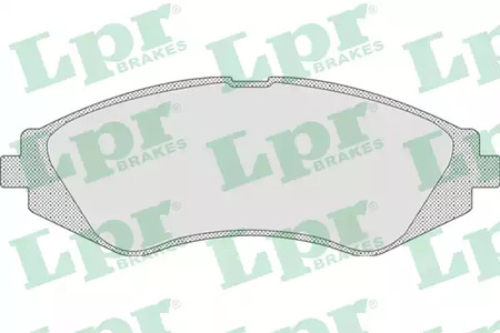 Колодки тормозные дисковые LPR 05P710