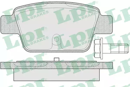 Тормозные колодки LPR 05P780