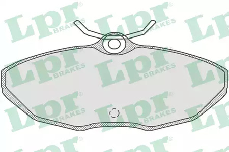 Колодки тормозные дисковые LPR 05P854